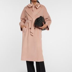 Max Mara Madame 101801 pink wool cashmere coat